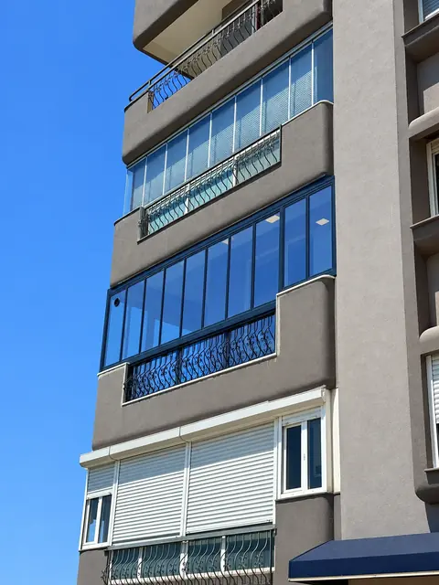 Cam balkon uygulaması dış görünüm